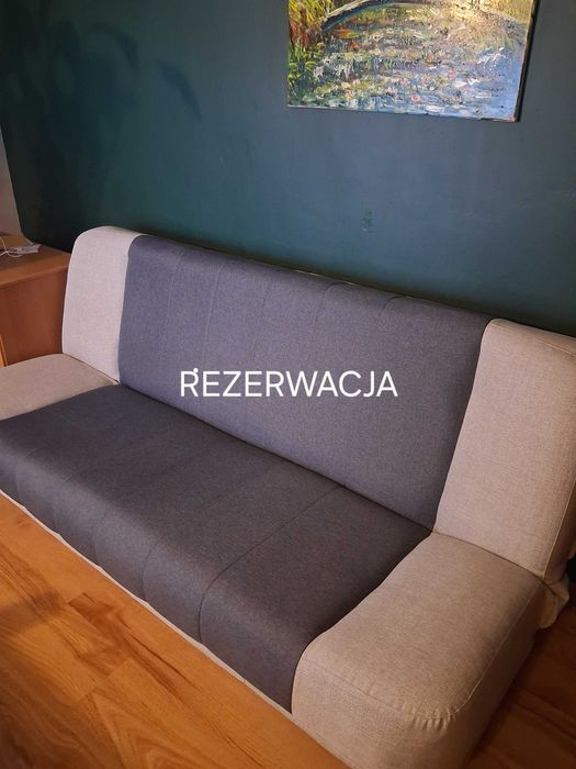 Kanapo-tapczan szary