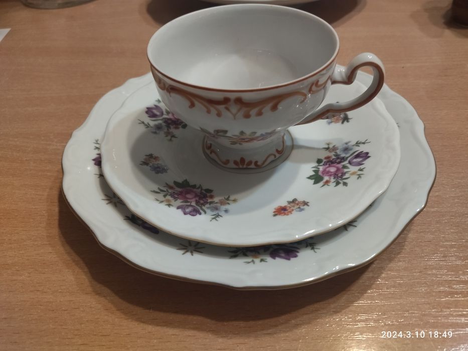 Trio porcelana Reichenbach