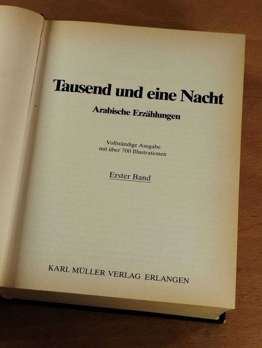 Livro "Tausend und eine Nacht: Arabische Erzählun"