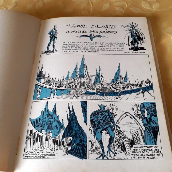 Philippe Druillet - Le Mystère des Abîmes (1966) - Edição Original Rara (1.º Lone Sloane)