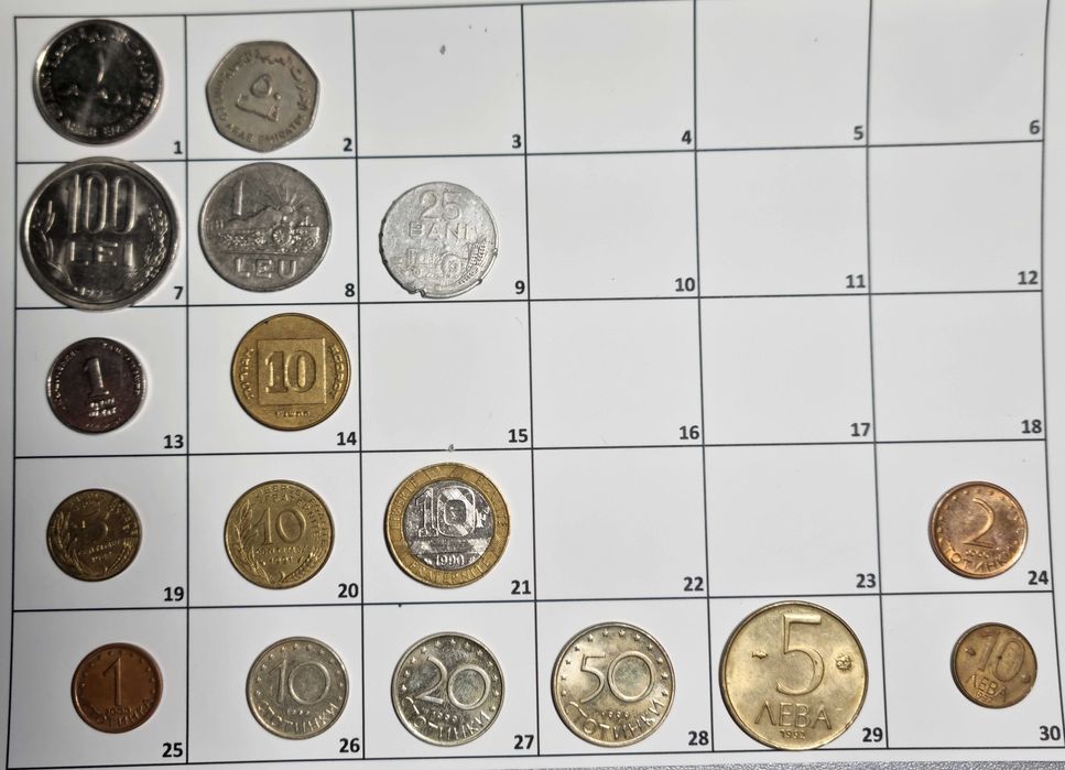 Монеты разные на обмен