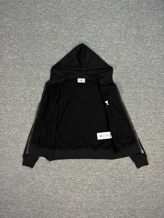 Зіп-худі AMI Paris на блискавці унісекс зип-худи амі париж ами кофта