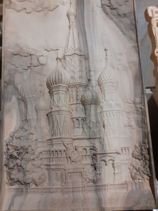 Икона резная из дерева