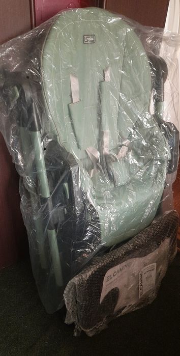 Стілець для годування El Camino ME 1037-B CRYSTAL Green (Зелений)