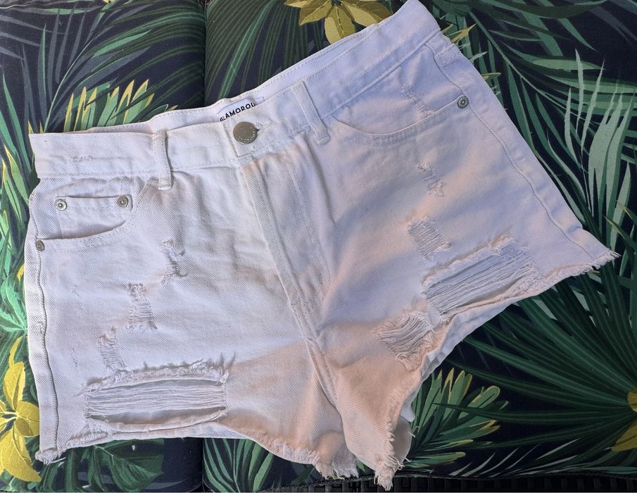 Białe szorty Glamorous M