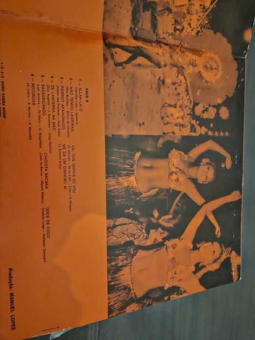 Vinil Carnaval de Ary Lopes e Shela