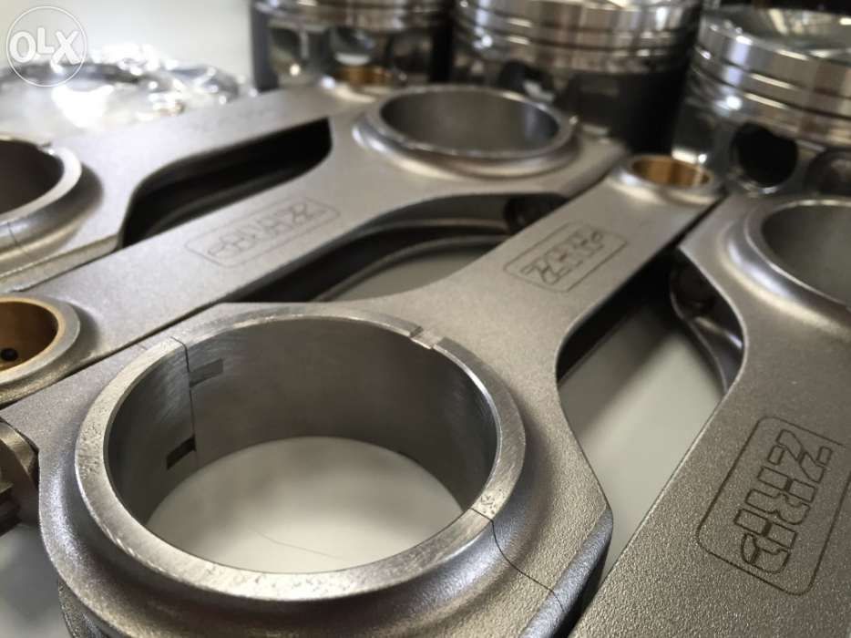 Pistons forjados Wossner e Bielas ZRP para C20LET | C20XE