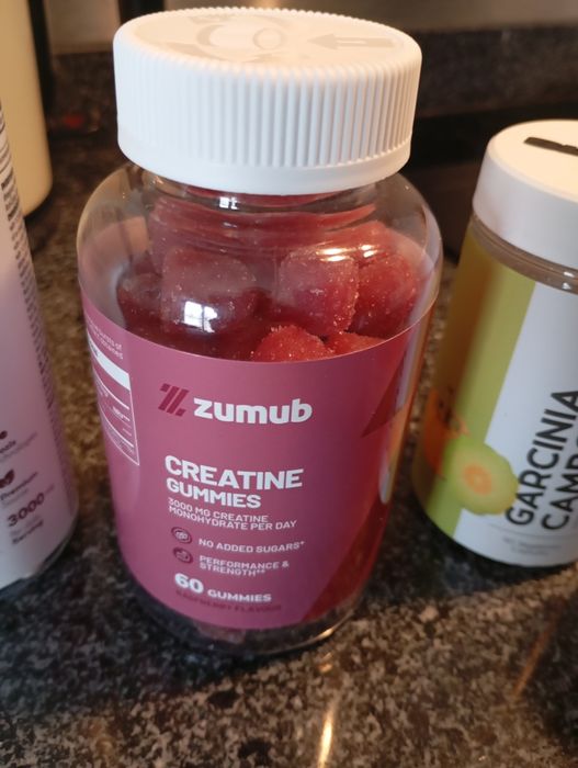 Gomas Creatina, Garcinia Cambogia, Glucomano e Ashwagandha