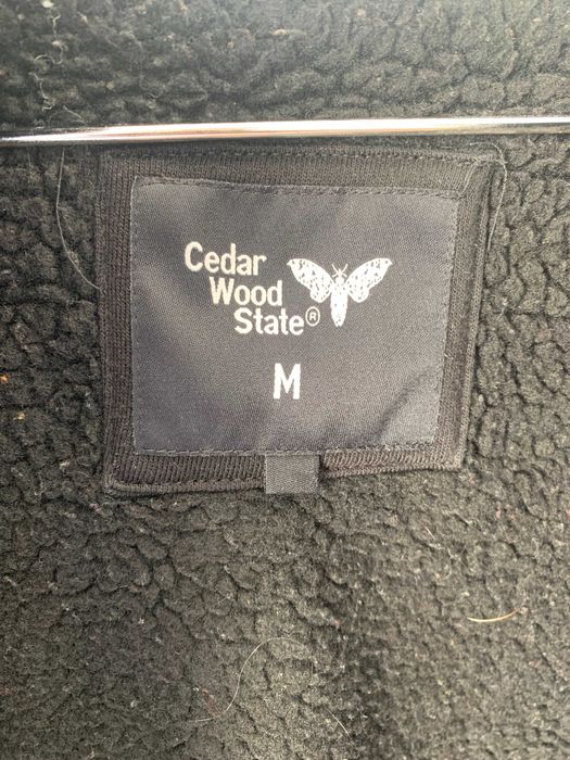 Casaco Quente Preto Cedar Wood State Tam. M (Forro Borrego / Capuz)
