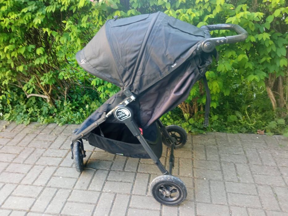 Wózek spacerowy Baby Jogger City Mini GT, folia, pałąk