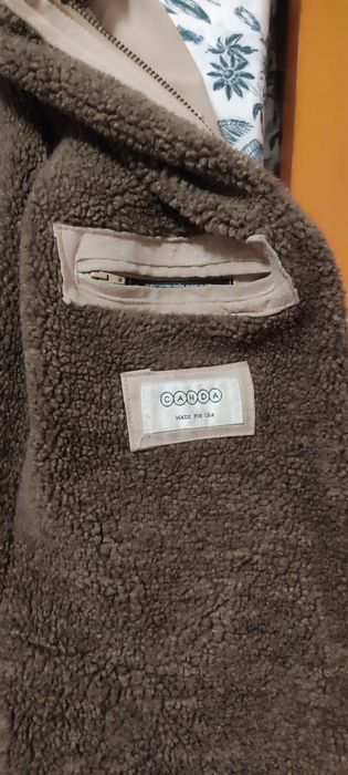 Casaco em pele forrado tamanho M