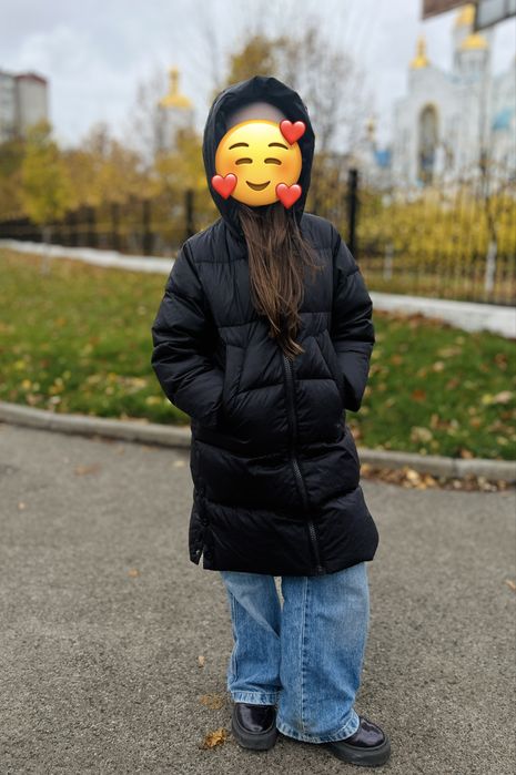 Пуховик пальто дитяче ZARA, 122 зріст