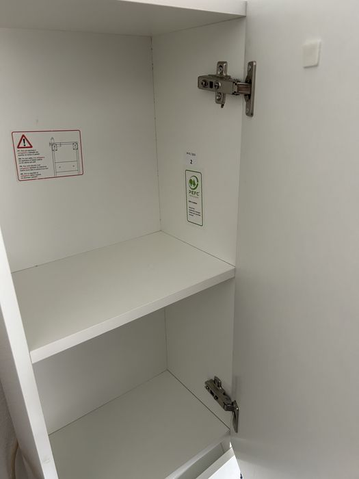 Movel wc branco alto