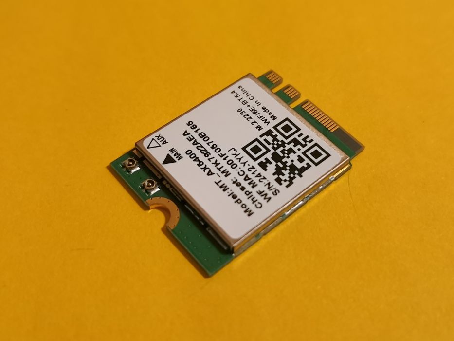 MediaTek MT7922 [WiFi 6E + BT 5.4] AX5400 модуль, адаптер для ноутбука