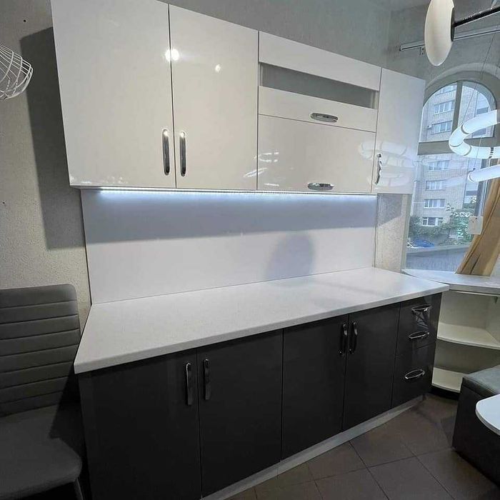 Кухня Гамма з лакованими фасадами! Хіт продажу! Є кредит