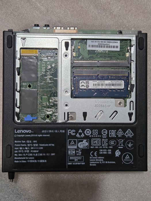 Моноблок 24'' Lenovo ThinkCentre TIO24Gen3 + M710q (IPS/i3-7100/8/128)