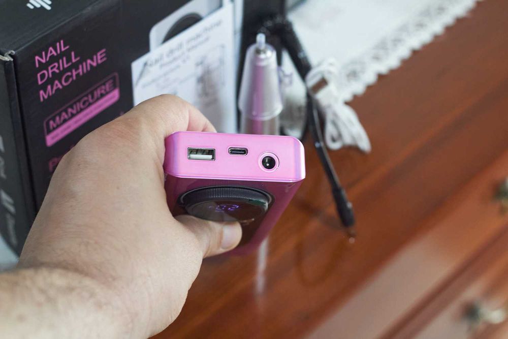 Broca unhas profissional portatil 45 000 RPM