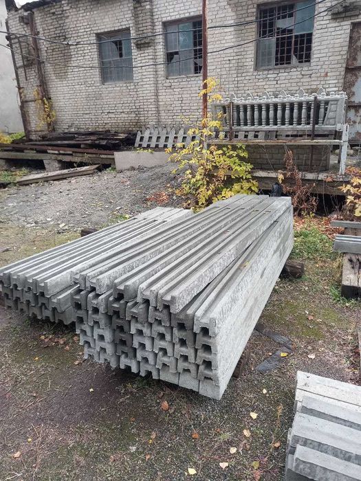 Столбы под еврозабор, сетку рабицу, виногданик.