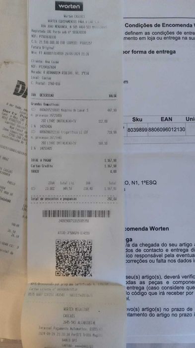 Frigorífico com Congelador LG GTB744PZHZD