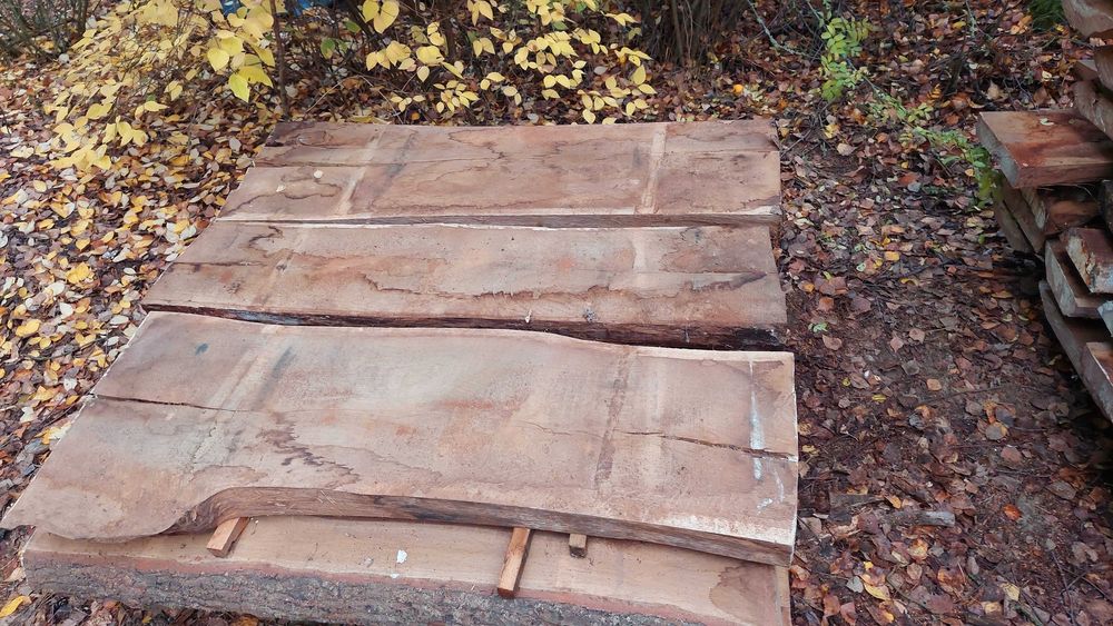 Dębina tarcica dębowa dł. 125  gr. 5  i 7 cm  sucha