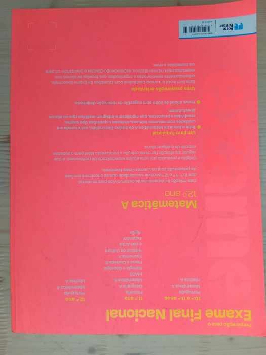 Manual preparação exame Matemática