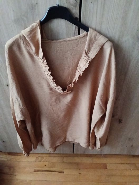 Bluza len damaska