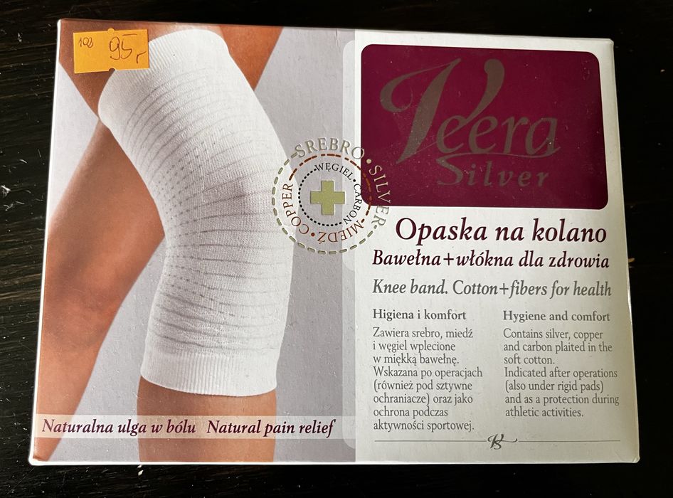 Opaska na kolano ze srebrem