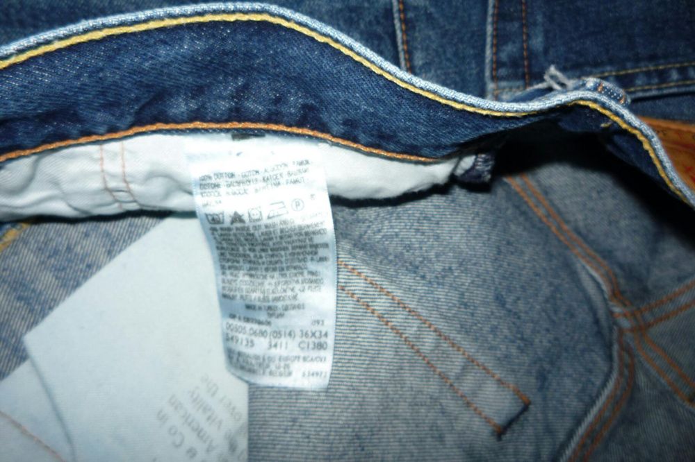 Spodnie Jeans męskie roz XL, XXL W36L34 * Levis 505