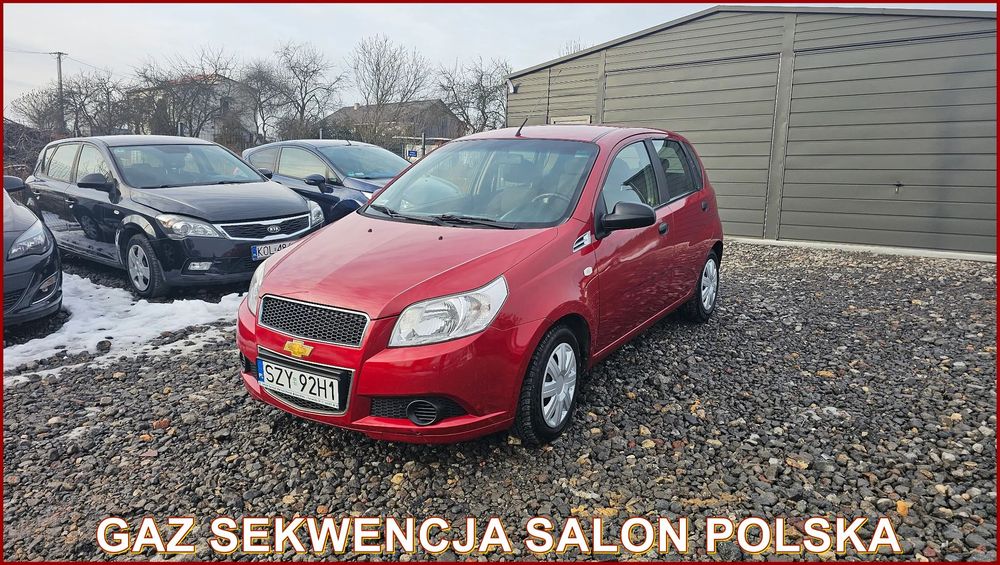 Chevrolet Aveo 2010 r 1.2 GAZ SEKWENCJA Elektryka Salon Polska Bardzo Ładne Autko