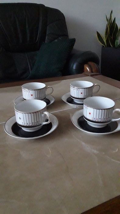Ćmielów komplet zestaw brydżowy/karciany