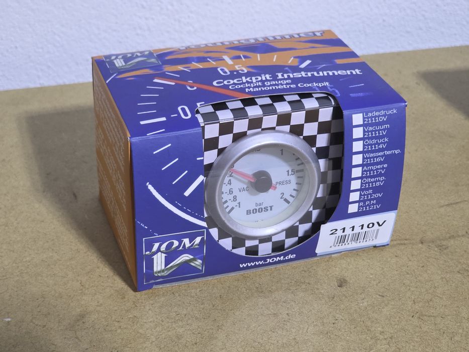 Manómetro pressão turbo 2 bar
