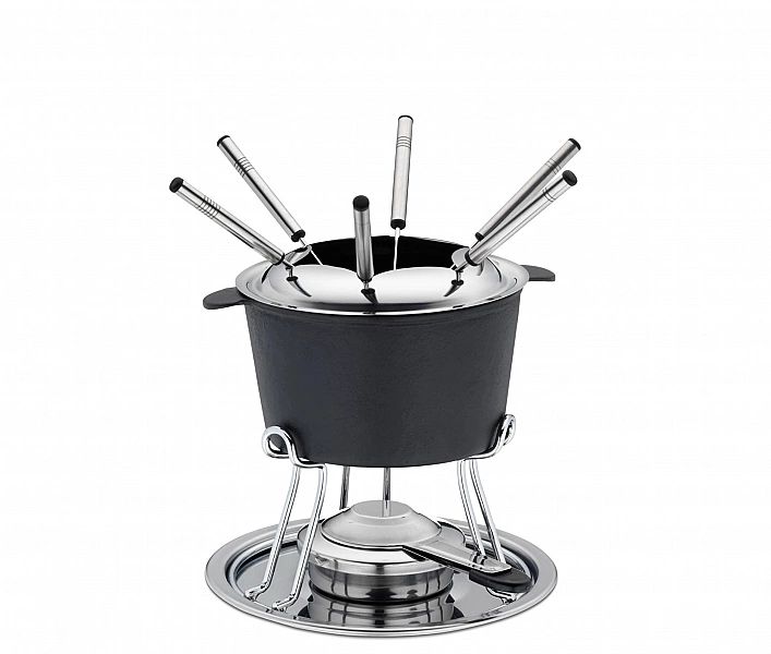 Zestaw do fondue Kela Comore dla 6 os., 11 el., 0,8 l, 20×19,5 cm