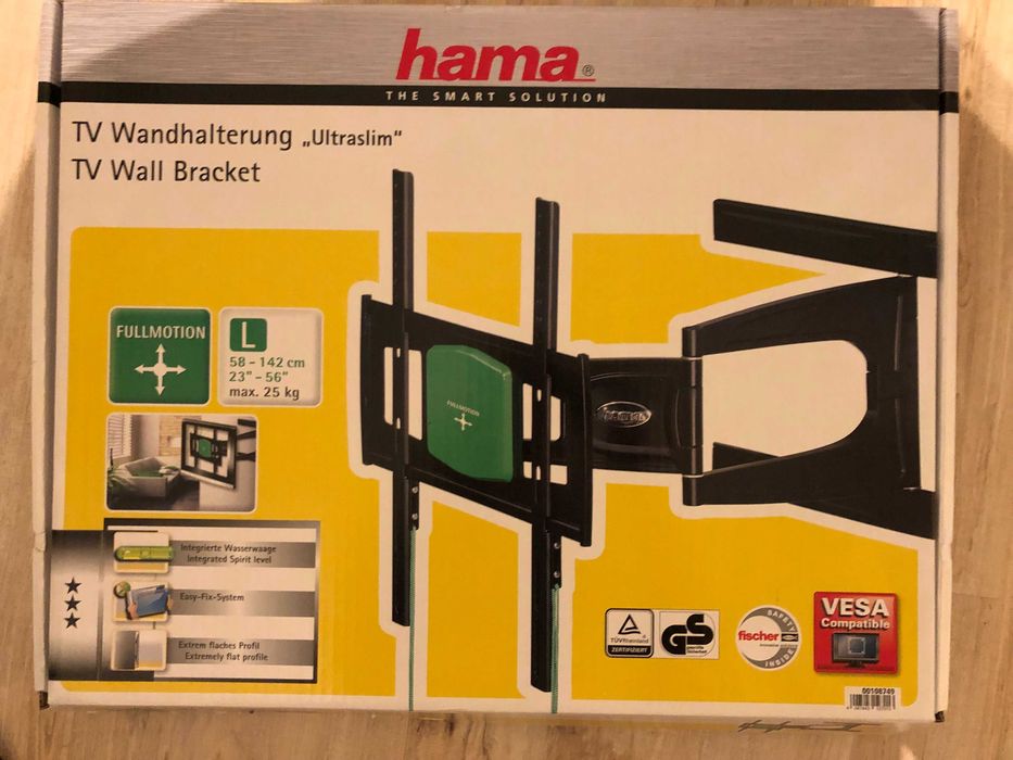 Hama uchwyt ścienny do telewizora Fullmotion (32–56 cali), max 25 kg