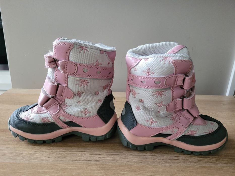 Buty śniegowce dla dziewczynki