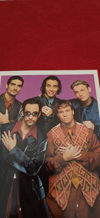 Postal/Foto Backstreet Boys,nova