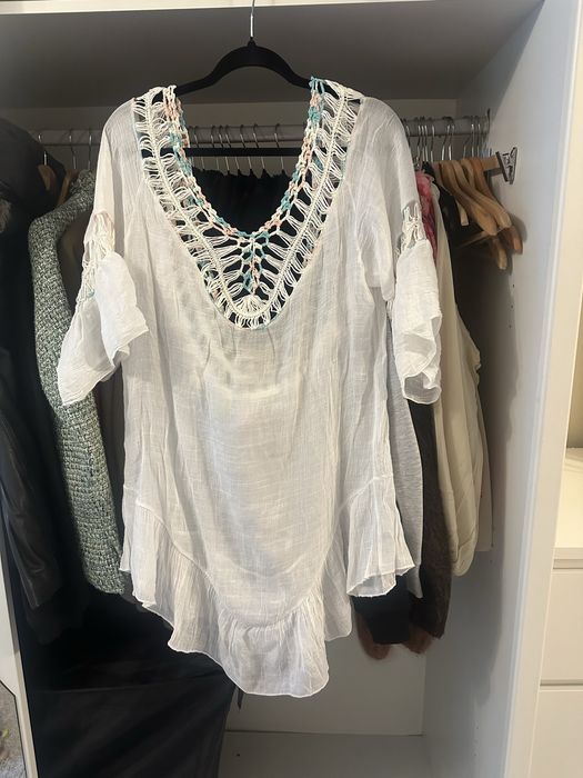 Wakacyjna tunika plażowa, rozmiar uniwersalny