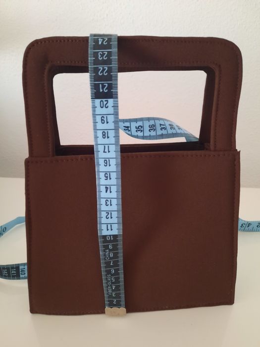 Mala de mão castanha nova