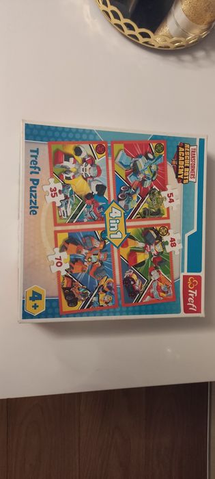 Trefl puzzle 4w1 Rescue Bots Academy akademia transformersów