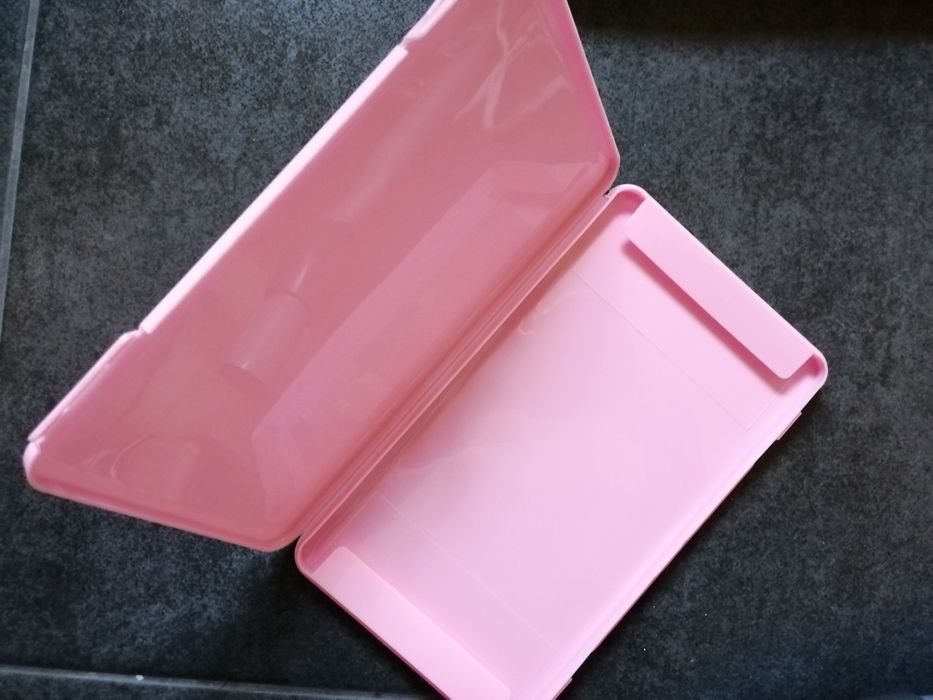 Porta máscaras cor de rosa