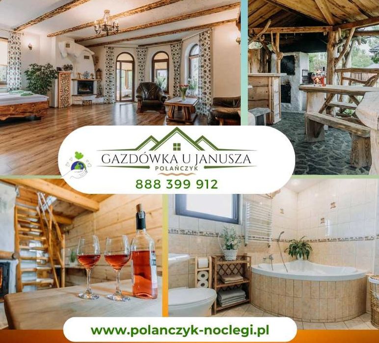 Polańczykok.200 od jeziora, domki ,apartamenty pokoje