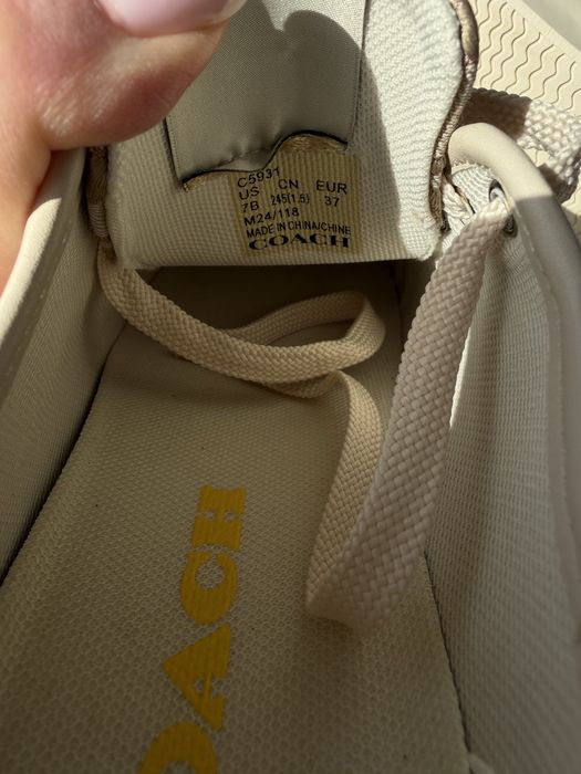 Кеди Coach в наявності 40 41 коач коч