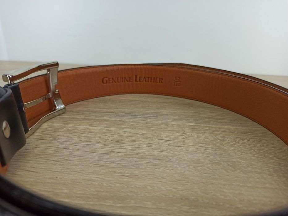 Pasek skórzany firmy Genuine Leather