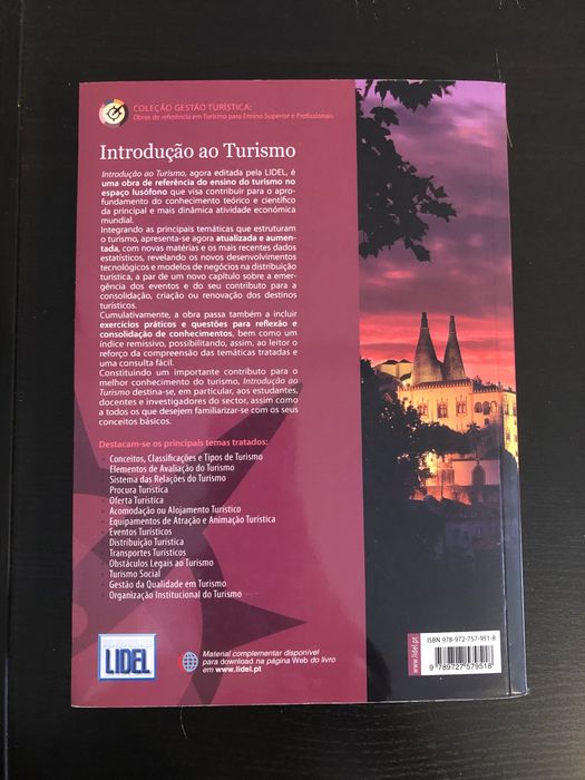 Livro “Introdução ao Turismo”