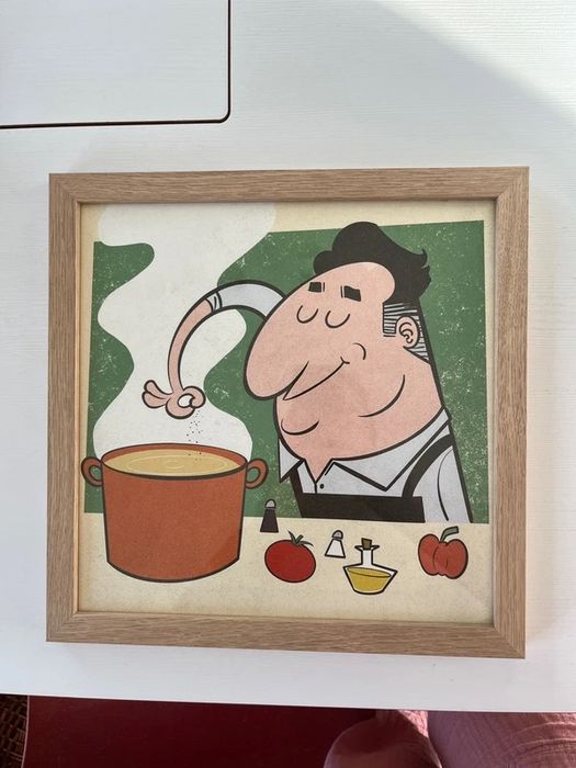 Plakat Roberta Makłowicza w ramce