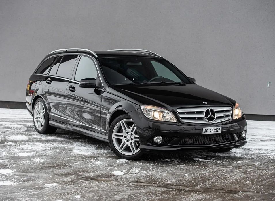 Mercedes-Benz Klasa C Pakiet AMG 1.6T 156KM Automat Półskóra Navi Tempomat Parktronic