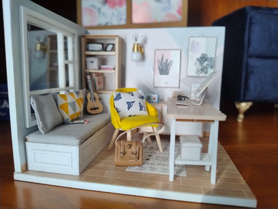 Miniaturowy domek makieta