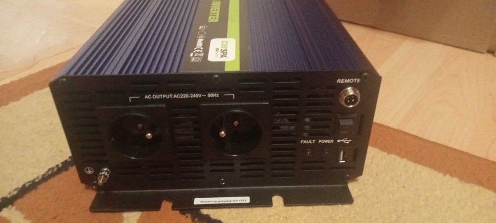 Inverter 24v. Привезений із Чехії.
