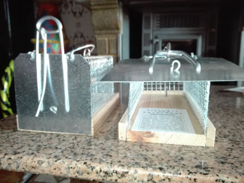 Armadilha para apanhar ratos vivos