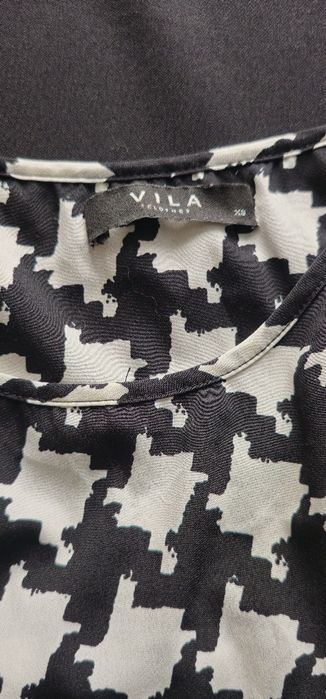 Bluzka czarno biała minimal elegant Old Money mankiety rozmiar XS,S ,M