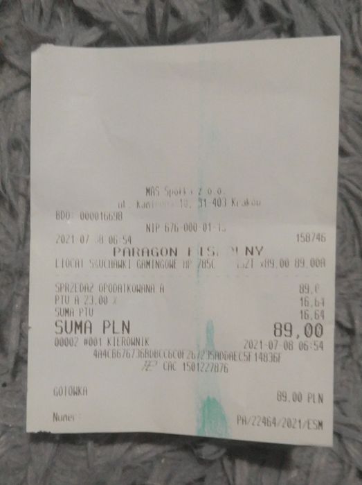 Słuchawki nauszne HP 785 C